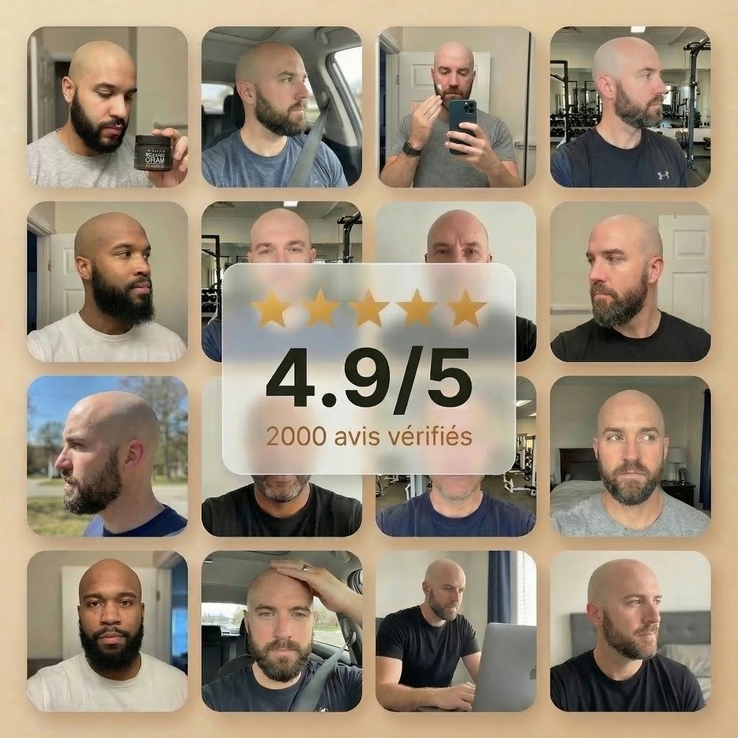 La crème n°1 des crânes rasés