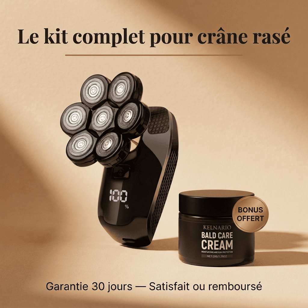 Le rasoir n°1 pour crâne rasé