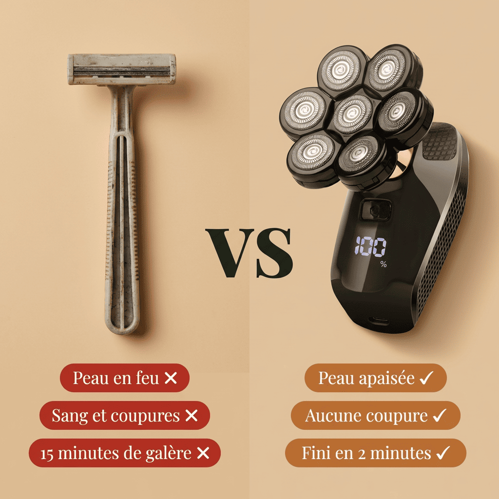 Le rasoir n°1 pour crâne rasé